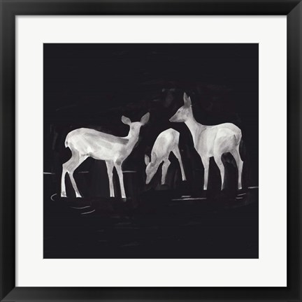 Framed Sophisticated Whitetail I Print