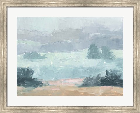 Framed Pastel Valley II Print