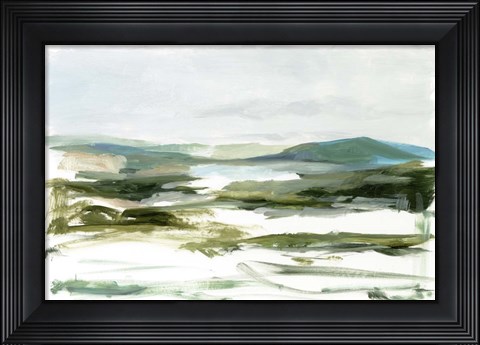 Framed Marsh Sketch I Print
