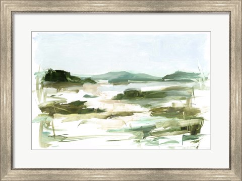 Framed Marsh Sketch II Print