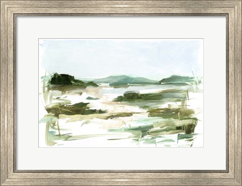 Framed Marsh Sketch II Print