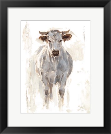 Framed Sunlit Cows I Print