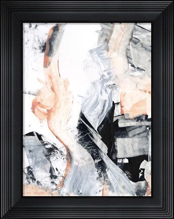 Framed Blush Flame I Print