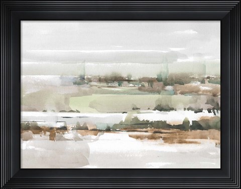 Framed Turquoise &amp; Clay II Print