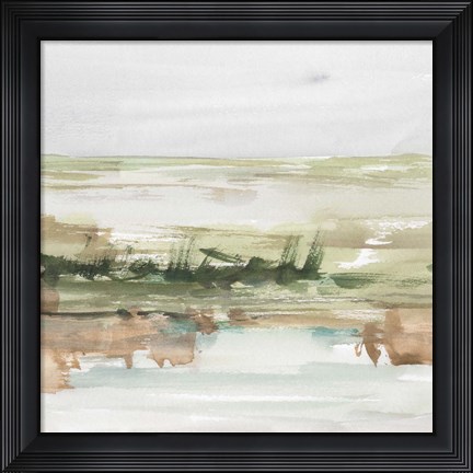 Framed Turquoise &amp; Clay III Print