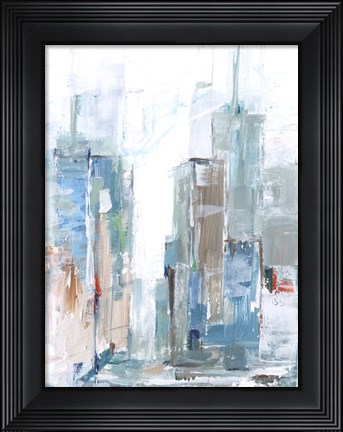 Framed Brilliant City Study I Print