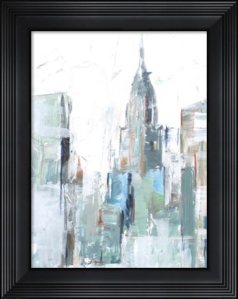 Framed Brilliant City Study II Print
