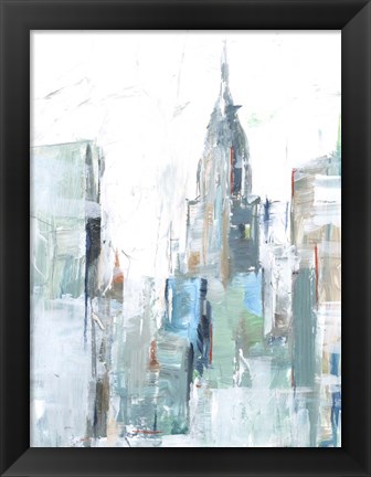 Framed Brilliant City Study II Print
