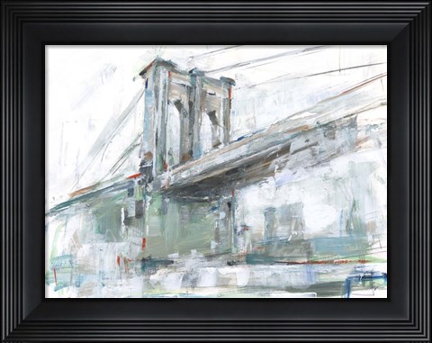 Framed Brilliant City Study III Print
