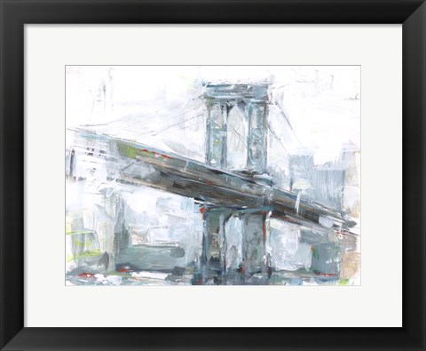 Framed Brilliant City Study IV Print