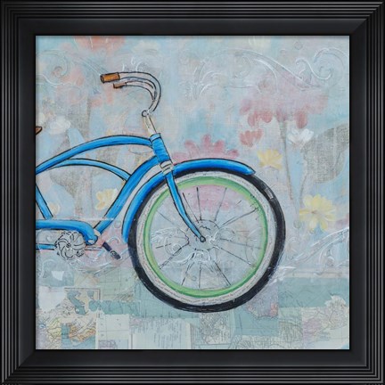 Framed Bicycle Collage II Print