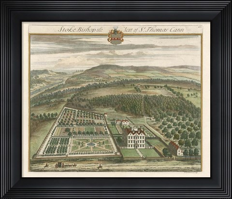 Framed Kip&#39;s Garden Views II Print