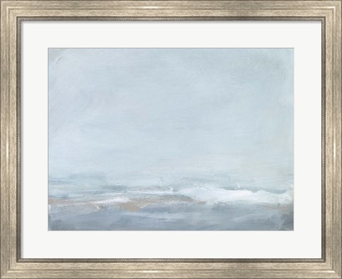 Framed Soft Sea Mist II Print