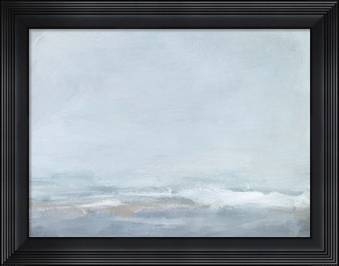 Framed Soft Sea Mist II Print
