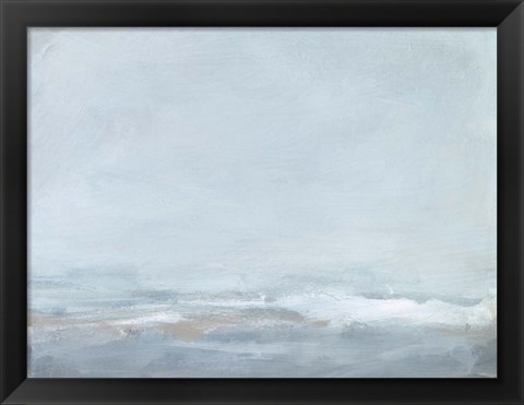 Framed Soft Sea Mist II Print