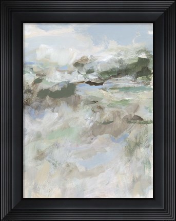 Framed Far Away Hills II Print