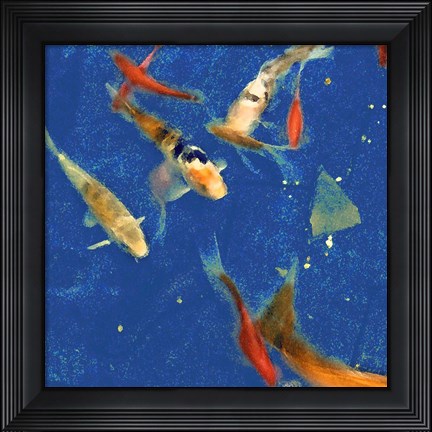 Framed Swimming Lessons II Print