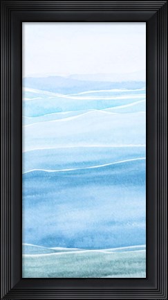 Framed Wavy I Print