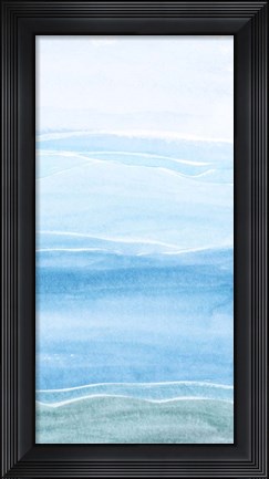 Framed Wavy II Print