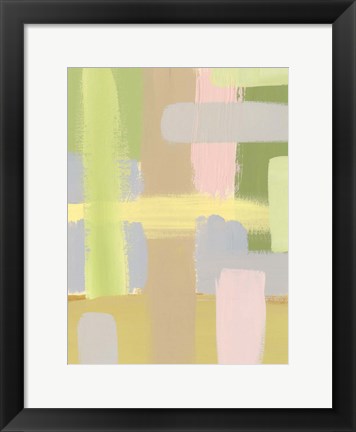 Framed Subdued Blocks IV Print