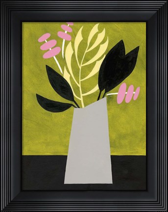 Framed Mod Bouquet II Print