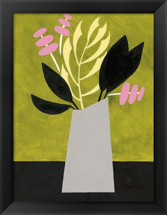 Framed Mod Bouquet II Print