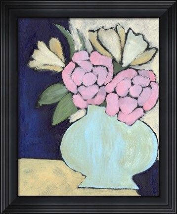 Framed Distressed Bouquet IV Print