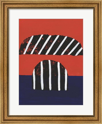 Framed Colorful Isolation III Print