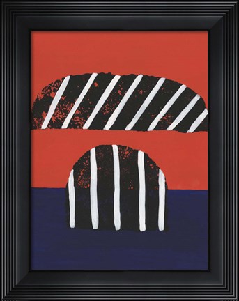 Framed Colorful Isolation III Print