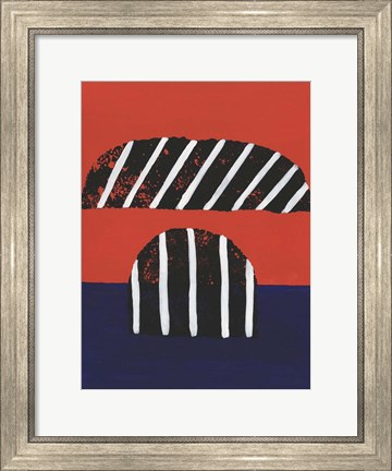 Framed Colorful Isolation III Print