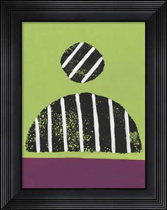 Framed Colorful Isolation IV Print
