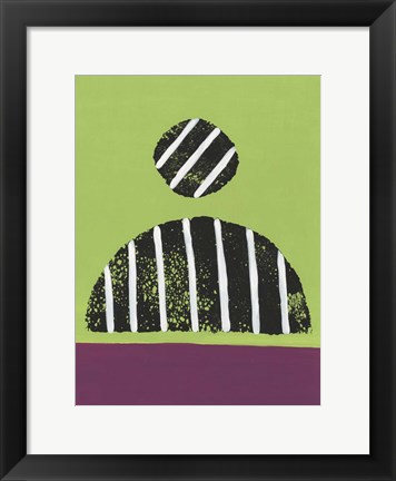 Framed Colorful Isolation IV Print