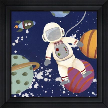 Framed Future Space Explorer II Print
