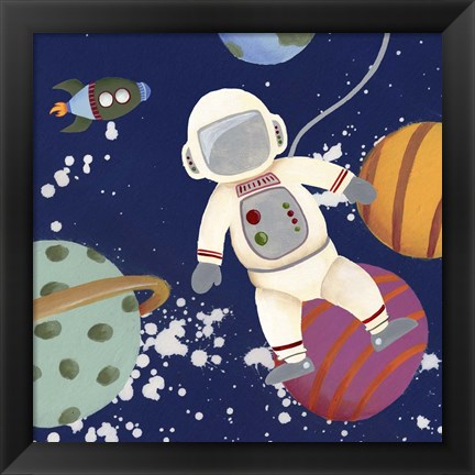Framed Future Space Explorer II Print
