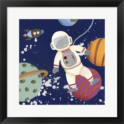 Framed Future Space Explorer II Print