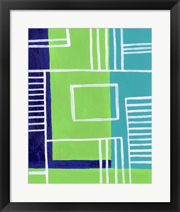 Framed On the Line II Print