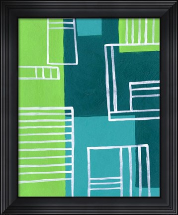 Framed On the Line III Print