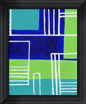 Framed On the Line IV Print