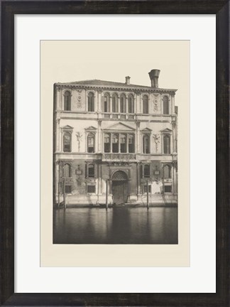 Framed Vintage Views of Venice I Print