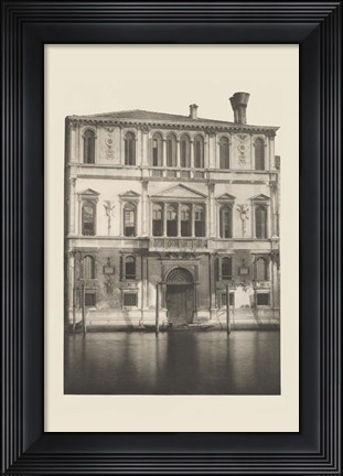 Framed Vintage Views of Venice I Print