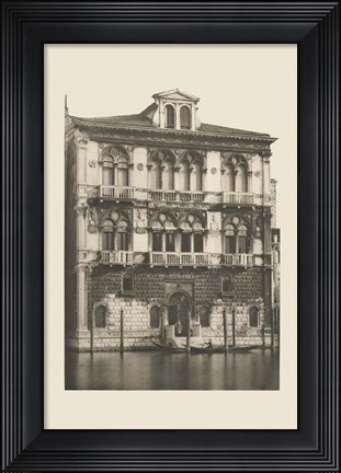 Framed Vintage Views of Venice II Print
