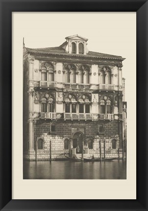 Framed Vintage Views of Venice II Print