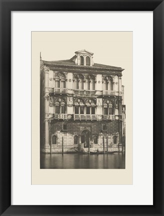 Framed Vintage Views of Venice II Print