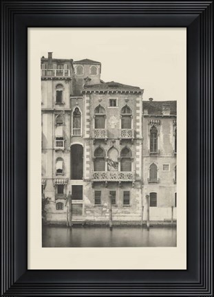 Framed Vintage Views of Venice III Print
