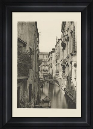 Framed Vintage Views of Venice IV Print