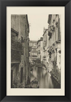 Framed Vintage Views of Venice IV Print