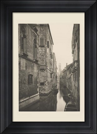 Framed Vintage Views of Venice V Print
