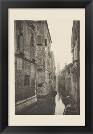 Framed Vintage Views of Venice V Print