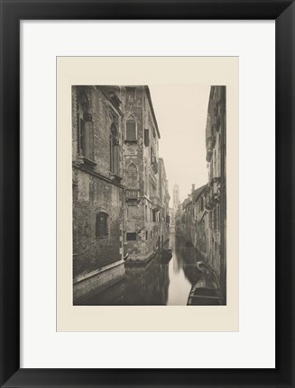 Framed Vintage Views of Venice V Print