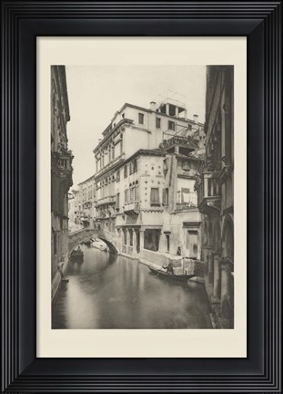 Framed Vintage Views of Venice VI Print